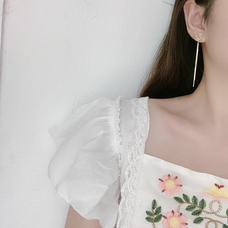 Sterling Silver Swan Earrings - 2023 New Style, High-End Jewelry - Shop N Save