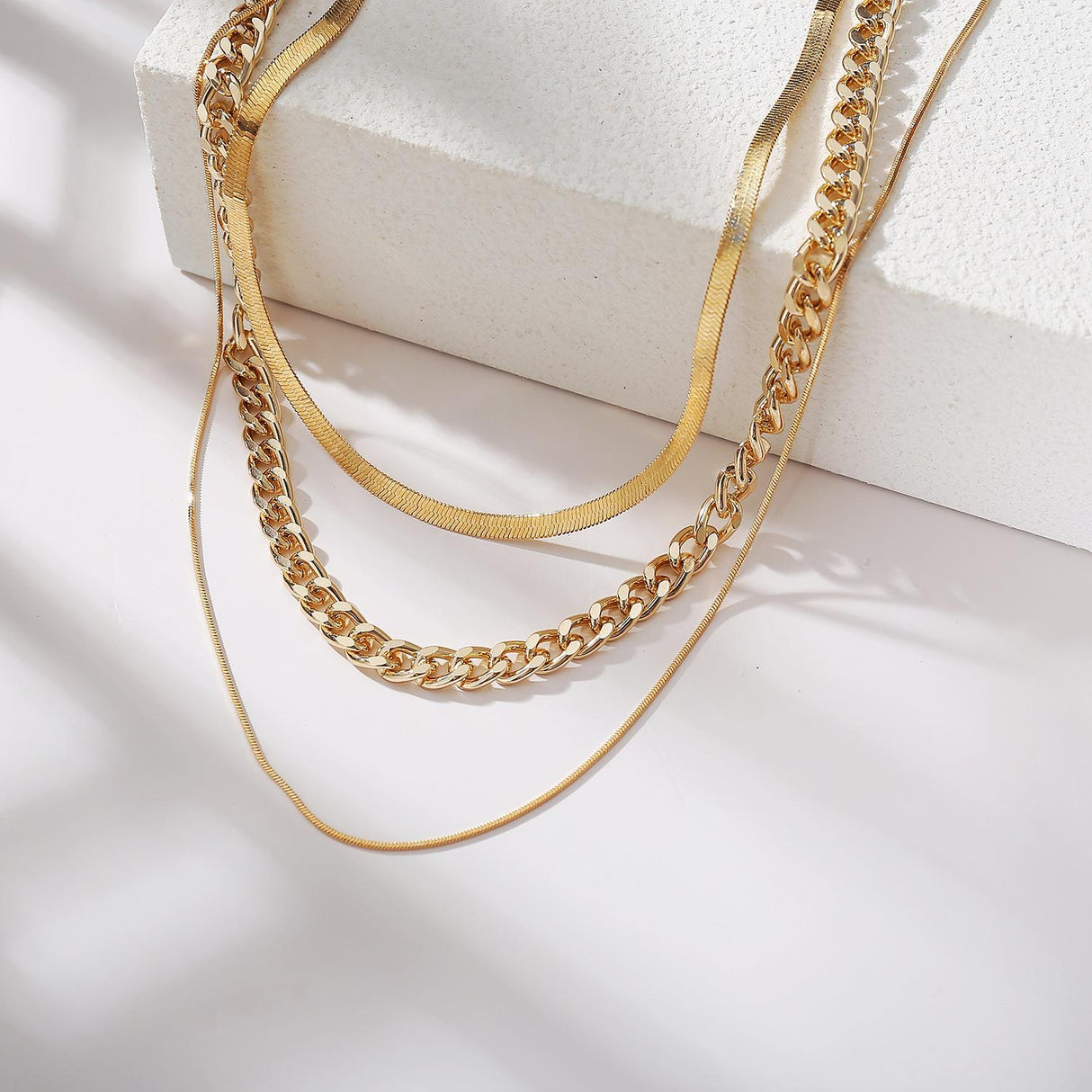 Punk Style Snake Chain Necklace - European American Fashion - Shop N Save