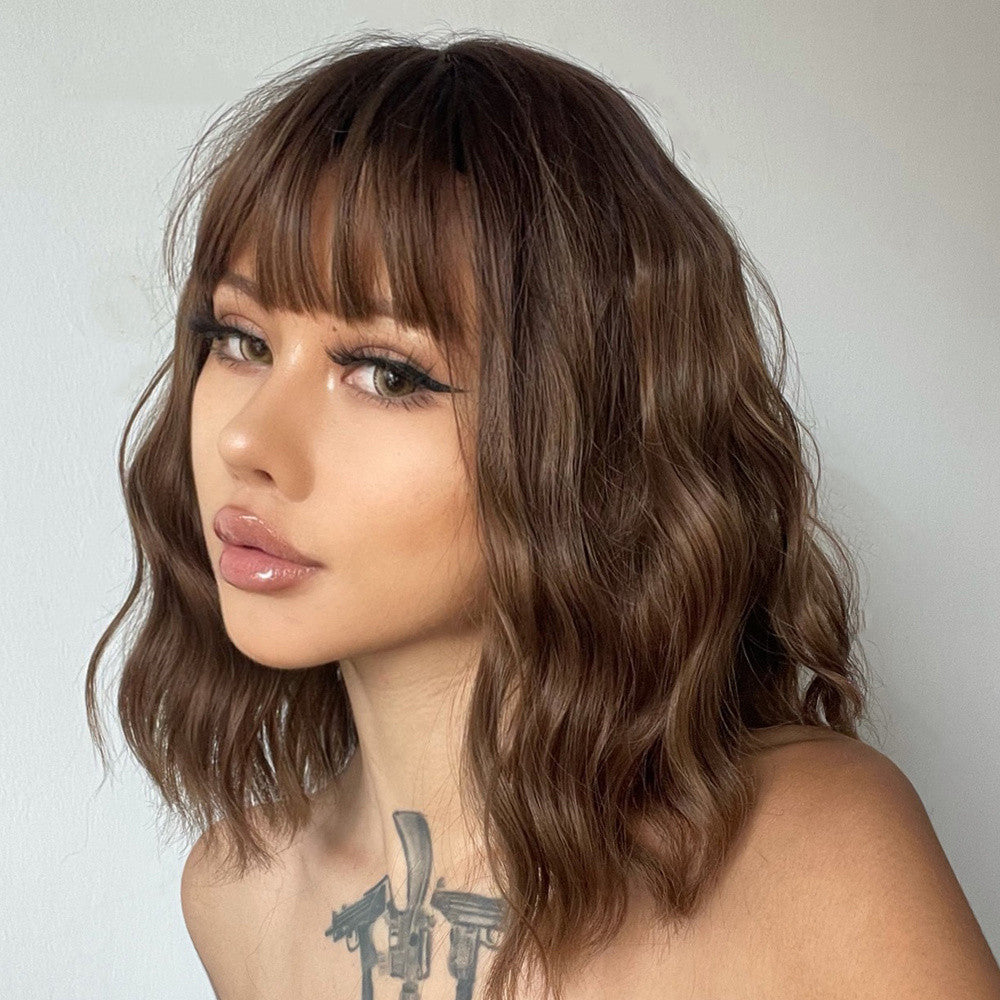 Bobo Short Wavy Wig - Air Bangs