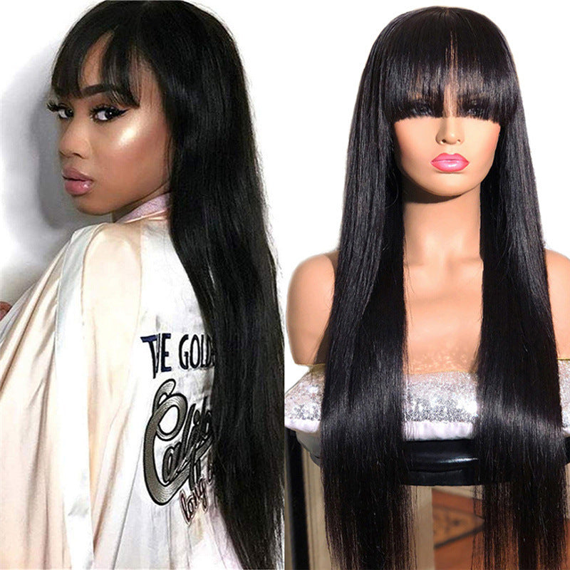 African Wig: Simulation Long Hair, European & American Fashion