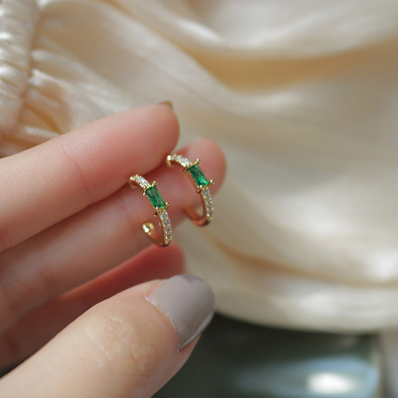 2023 New Diamond Earrings - S925 Golden, Internet Celebrity Style - Shop N Save