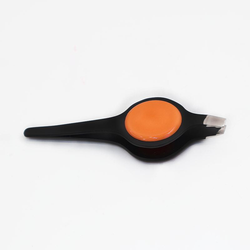 Fashion Plus Eyebrow tweezers Professional Quality (Orange).