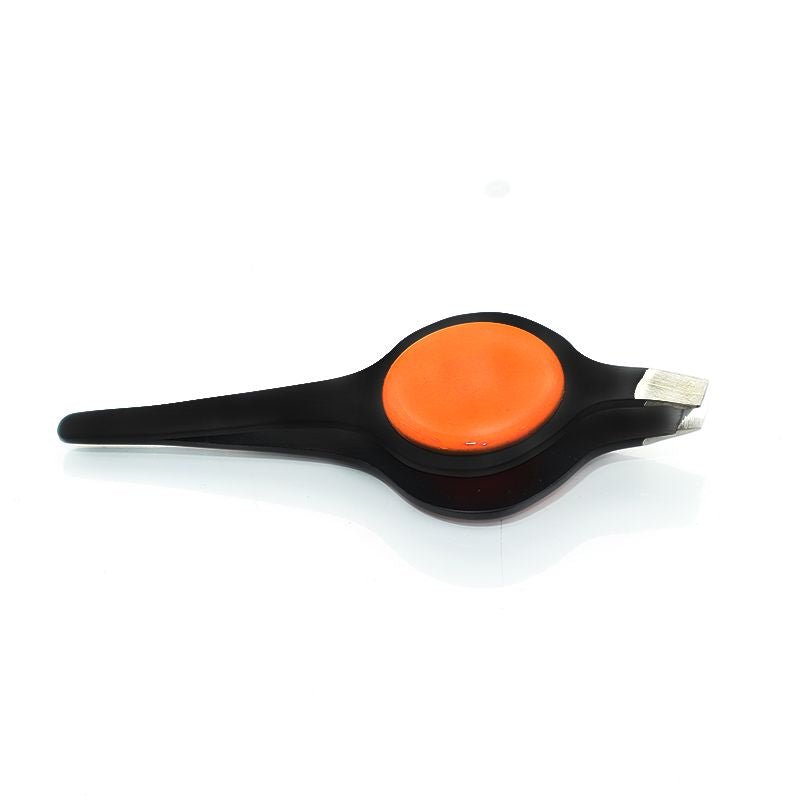 Fashion Plus Eyebrow tweezers Professional Quality (Orange).