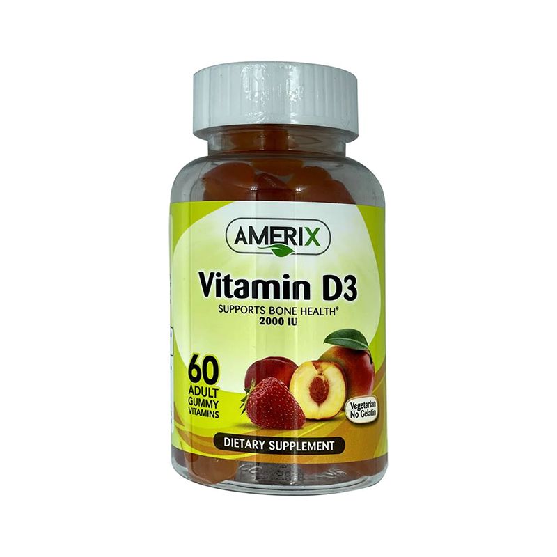 Amerix Vitamin D3 Gummies: 2000 IU, 60s, Bone and Immune Support - Shop N Save