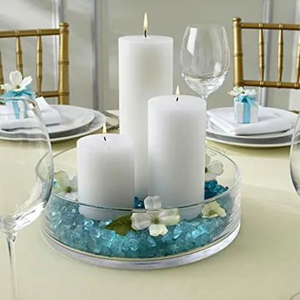 LoveLife Scented Candles White, 3Pcs