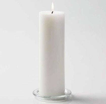 LoveLife Scented Candles White, 3Pcs