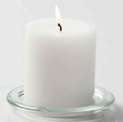 LoveLife Scented Candles White, 3Pcs