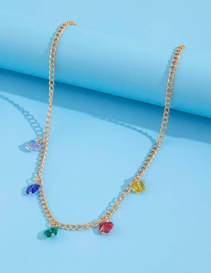 Butterfly Chain Necklace: Elegant Decorative Jewelry Design - Shop N Save