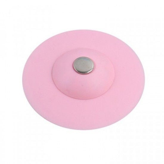 Silicone Shower anti clogging floor drain cover - Blue