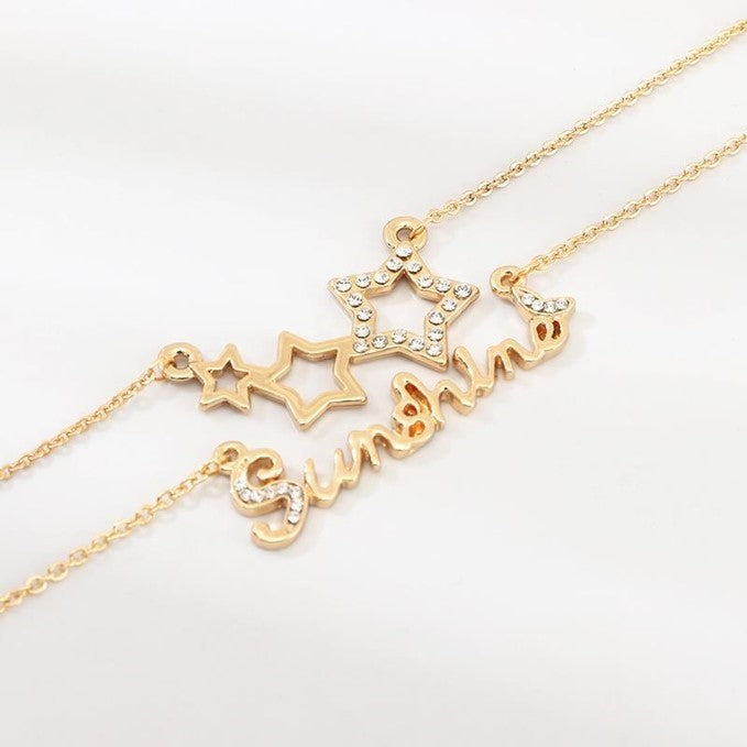 Heer Diamond Sunshine Letters Pendant: Elegant Jewelry Design - Shop N Save