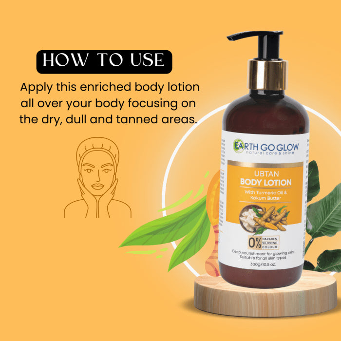EARTH GO GLOW UBTAN BODY LOTION (300ml) - Shop N Save