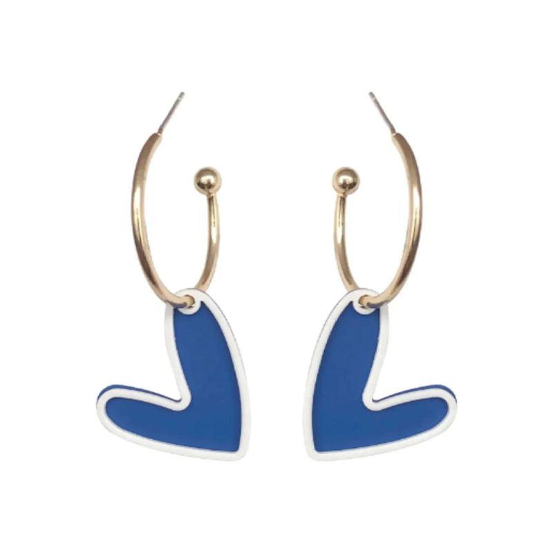 Asymmetric Love Tassel Earrings - Korean Trendy Women's Jewelry - Shop N Save