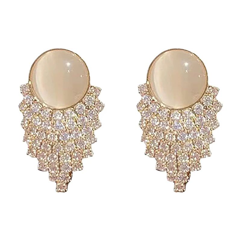 OVAST Diamond Studs: Rose Hoop Earrings for Fashionable Women - Shop N Save