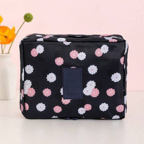Nylon Handheld Cosmetic Bag: Lightweight, Waterproof, Portable Storage - Shop N Save
