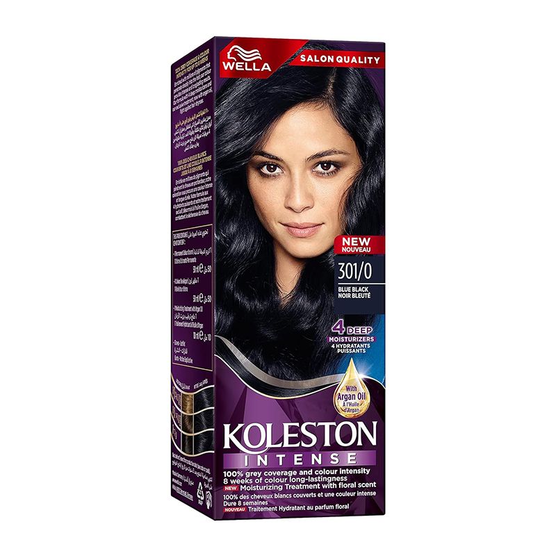 Wella Koleston 301/0: Intense Blue Black Hair Color - Shop N Save