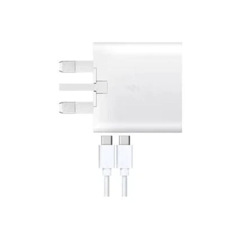Samsung 25W Travel Adaptor: USB-C, Compact, Efficient Charging, White - Shop N Save