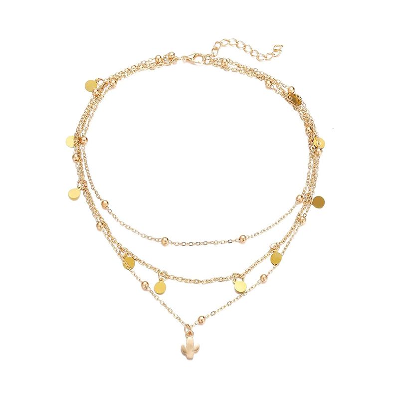 Gold Tree Coin Choker: 3-Piece Pendant Necklace Set - Shop N Save