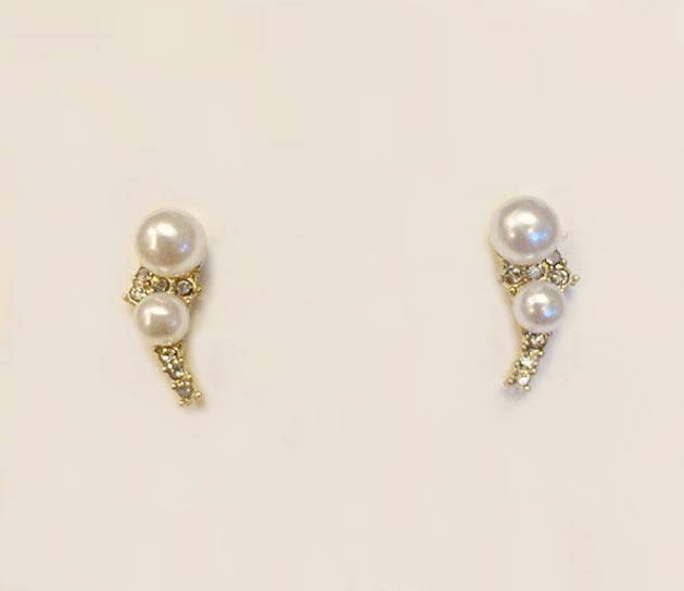 Brand New Double Pearl Earrings: Elegant Jewelry Accessory - Shop N Save