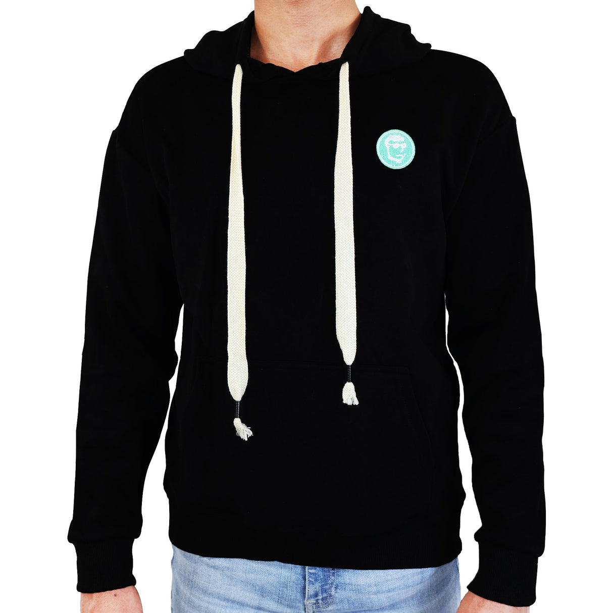 Mens Sweatshirt Rucci Hoodie Pullover Sweater - (Black)