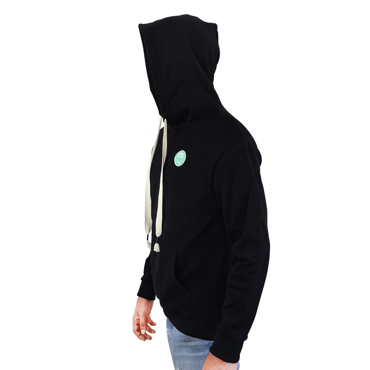 Mens Sweatshirt Rucci Hoodie Pullover Sweater - (Black)