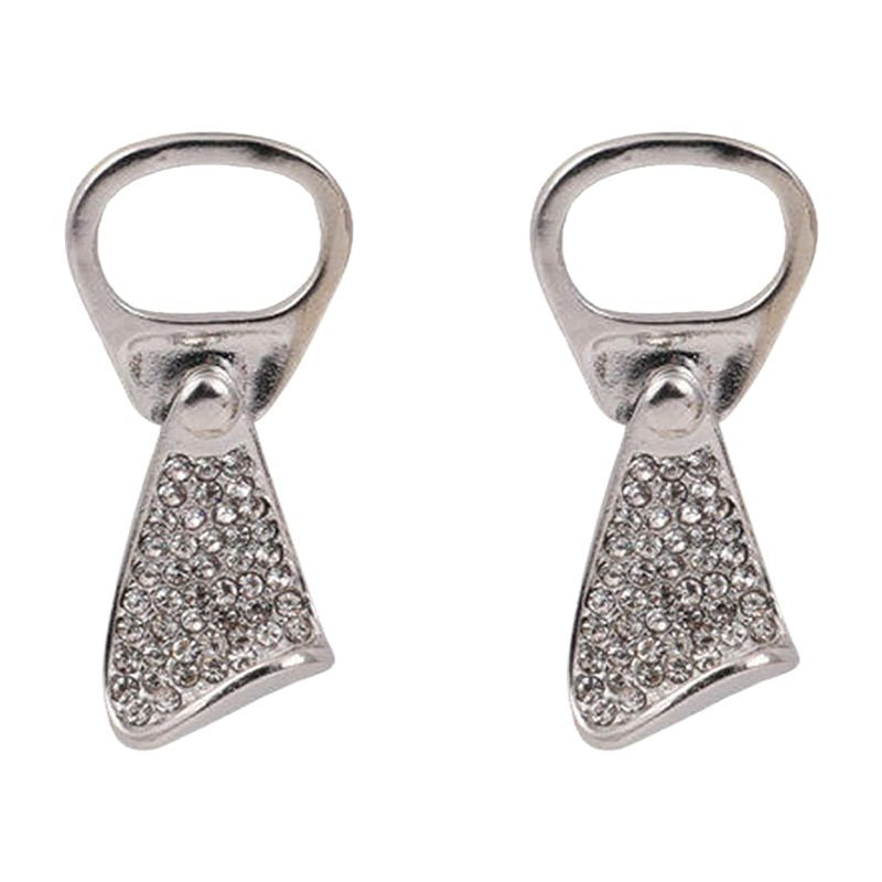 Fashion Diamond Pull Ring Earrings: Trendy Can Design, All Ages - Shop N Save