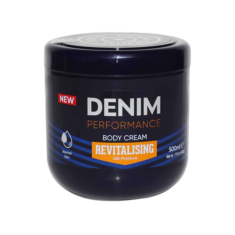 Denim Skin Moisturizing Body Cream: Revitalising Fragrance, 500ml - Shop N Save