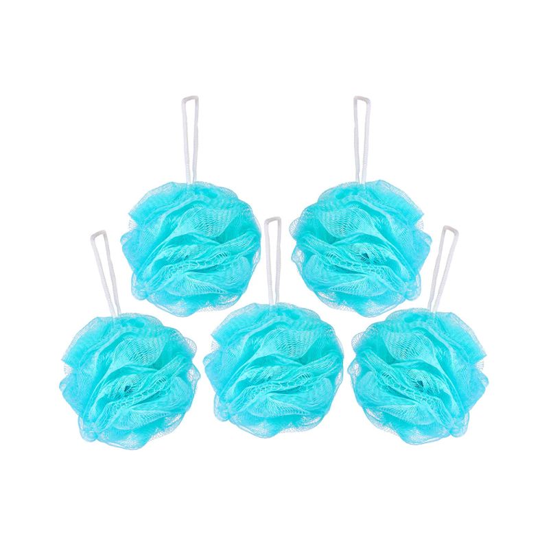 Shelter Blue Bath Sponge: Super Soft, Fluffy Puffy Loofah - Shop N Save
