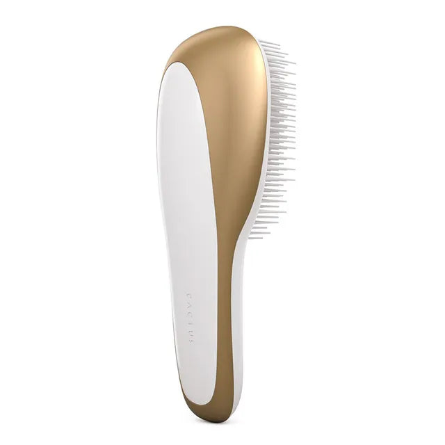 Nordic Glow Cactus-Bleo Hairbrush: Unique Design, Gentle Detangling - Shop N Save