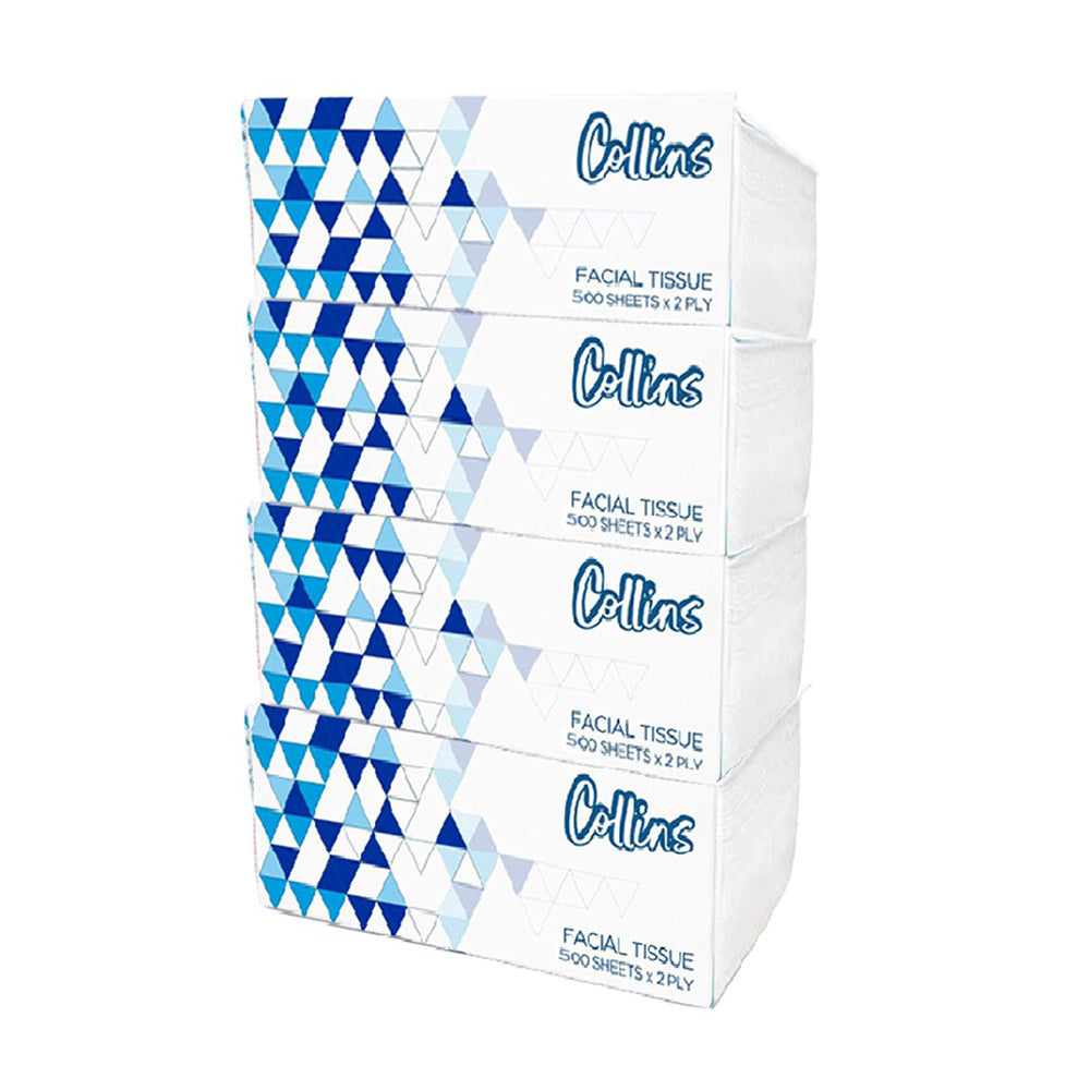 Collins Nylon Tissues: 500 Sheets, 1 Ply, Pack of 4 Value - Shop N Save