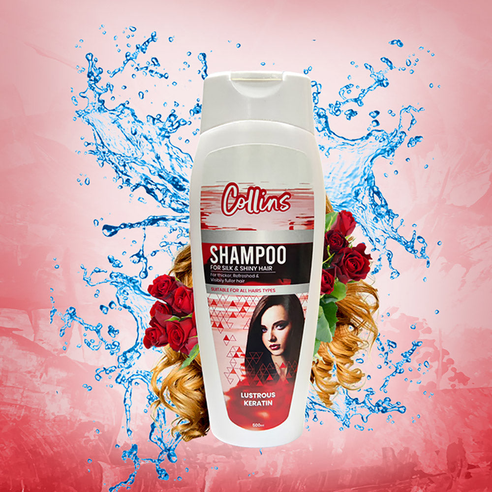 Collins Anti Hair Fall Shampoo - Keratin Enriched, 400ml - Shop N Save