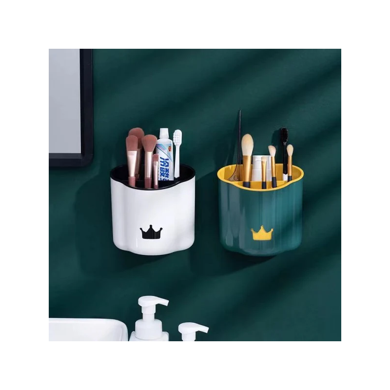 White Crown Storage Rack: Stylish, Functional Bathroom Organizer - Shop N Save