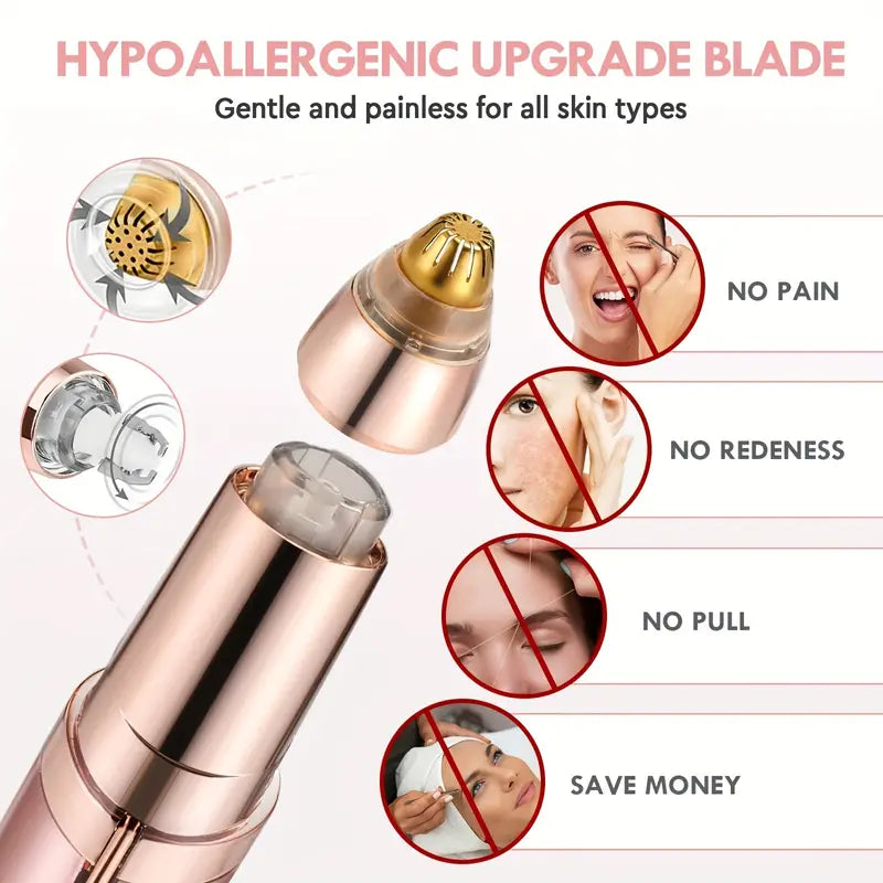 Rechargeable Eyebrow Trimmer - Precision Hair Removal for Women - Shop N Save