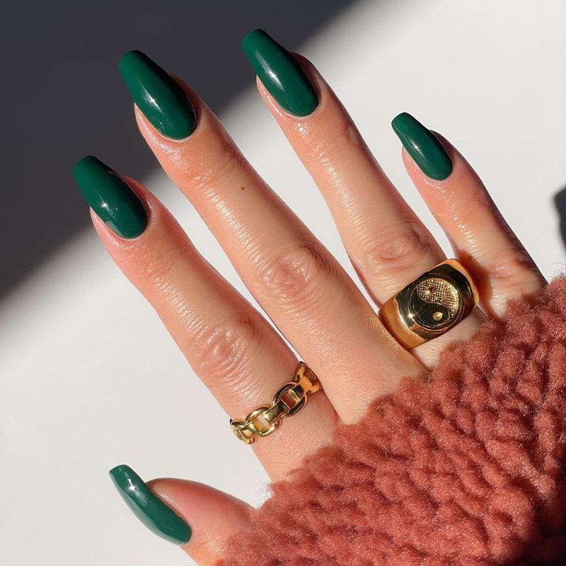 Make Beauty Nail Polish Gel Effect - Dark Green (115)