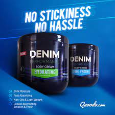 Denim Men's Body Cream: Non-Oily, Fast Absorbing, 24-Hour Hydration - Shop N Save