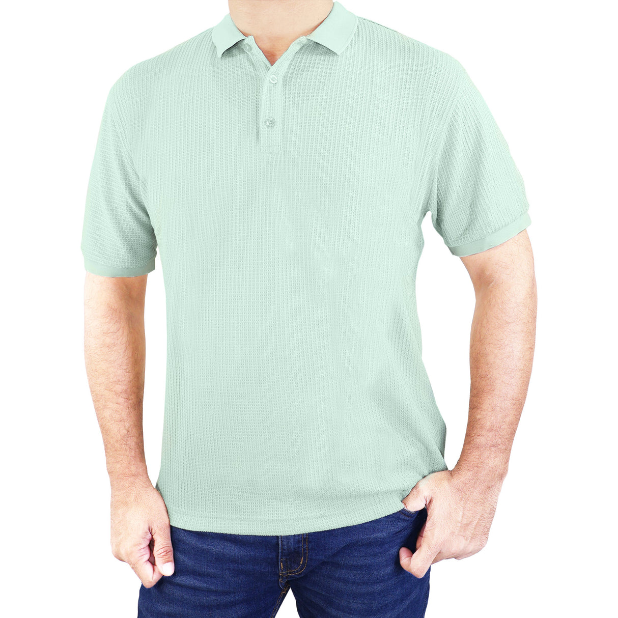 Cotton Blended T Shirt - (Sea Green)