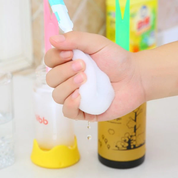 Pink Washable Sponge - Multi-Purpose Removable Cup Cleaning - Shop N Save