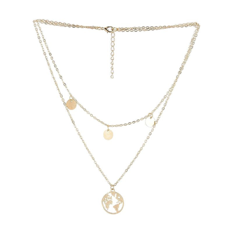 Attractive Sister Gold Necklace: Boho Design, Multi-Layered Statement - Shop N Save