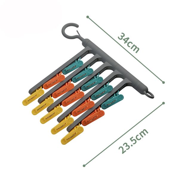Veemoon Foldable Laundry Hanger: Stainless Clips, Outdoor Travel - Shop N Save
