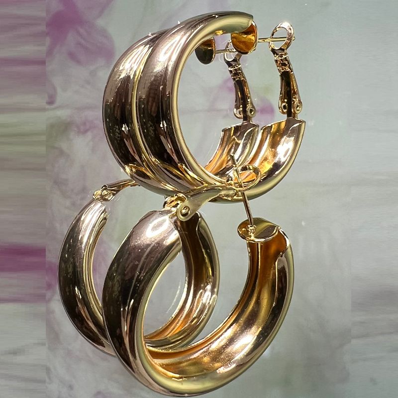 LALA Hoop Earring - Sleek and Versatile Fashion Statement Jewelry - Shop N Save