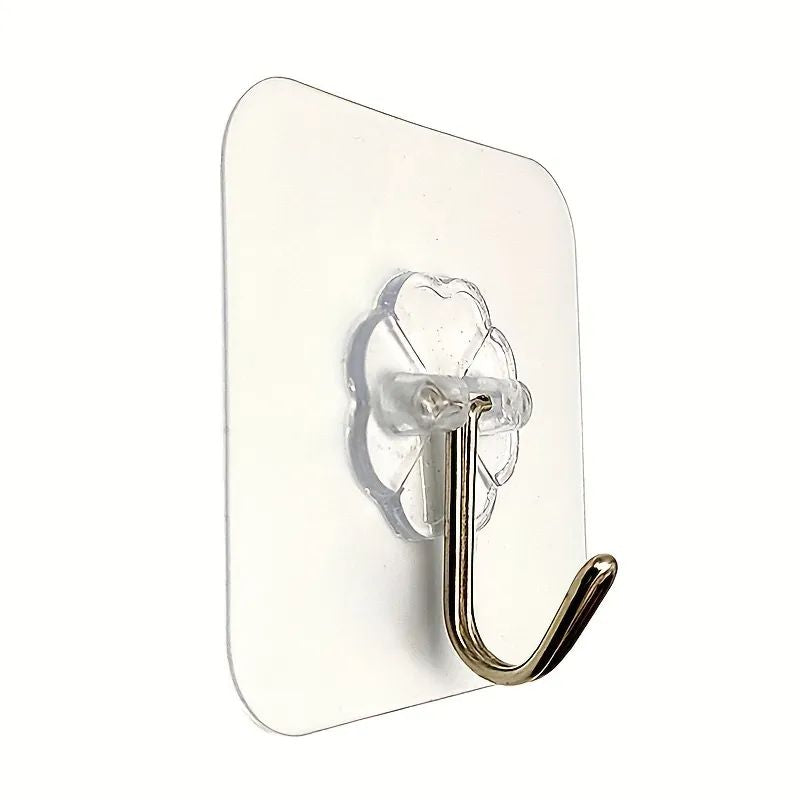Self-Adhesive Wall Hooks: No Nails, Versatile, Easy Installation - Shop N Save