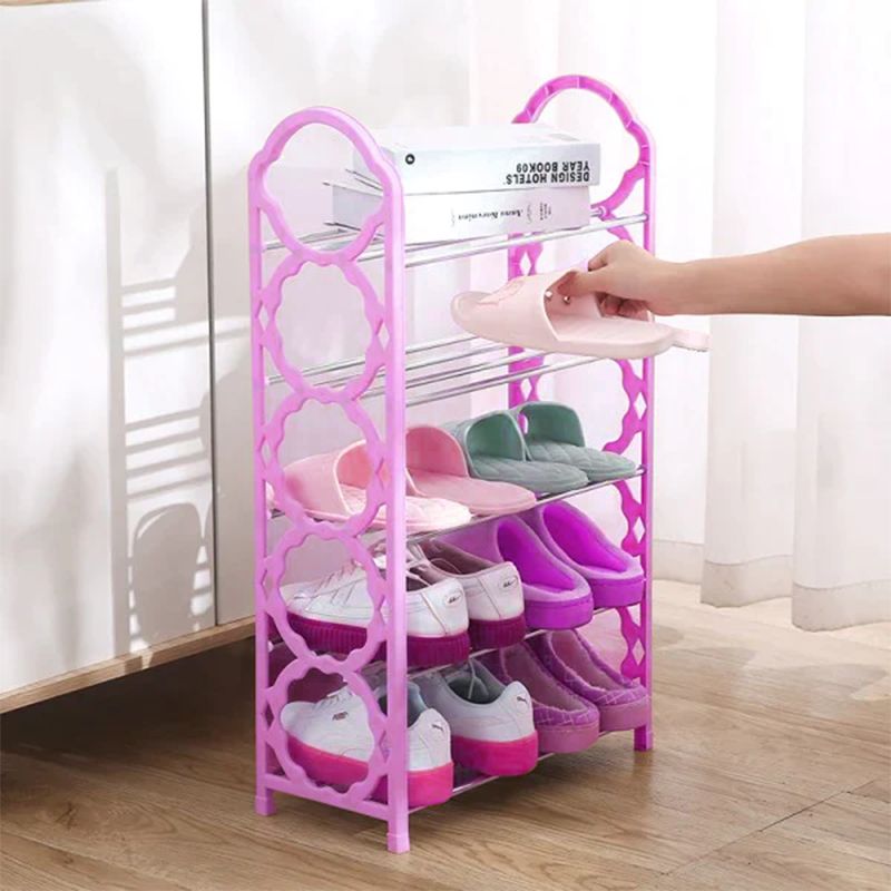 5-Layer Shoe Rack: Vertical, Easy Access, Sturdy, Versatile - Shop N Save