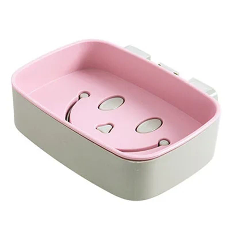 Smiley Soap Box: Creative, Double-Layered, Bathroom Organizer - Shop N Save