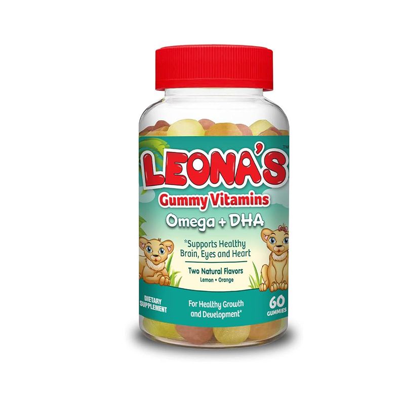 LEONA'S Kids Omega Gummies: 60 Count, Brain and Growth Support - Shop N Save