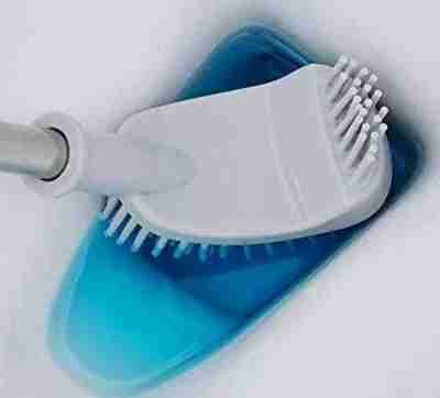 Kalsariya Toilet Brush: New Shape, Grey, Durable Cleaning - Shop N Save