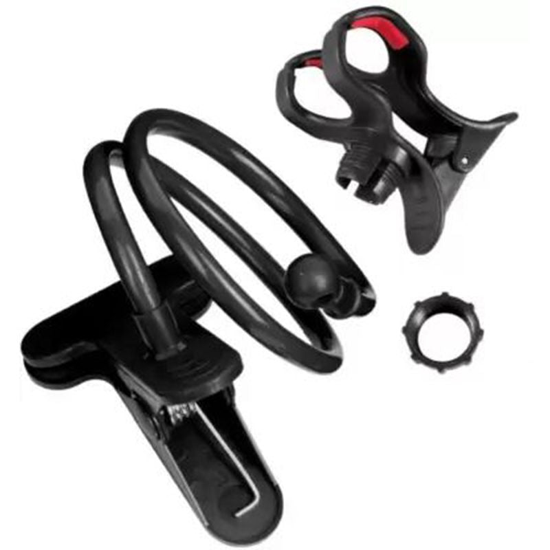 Flexible Phone Holder: Universal, Snack-Style, Hands-Free (Black) - Shop N Save