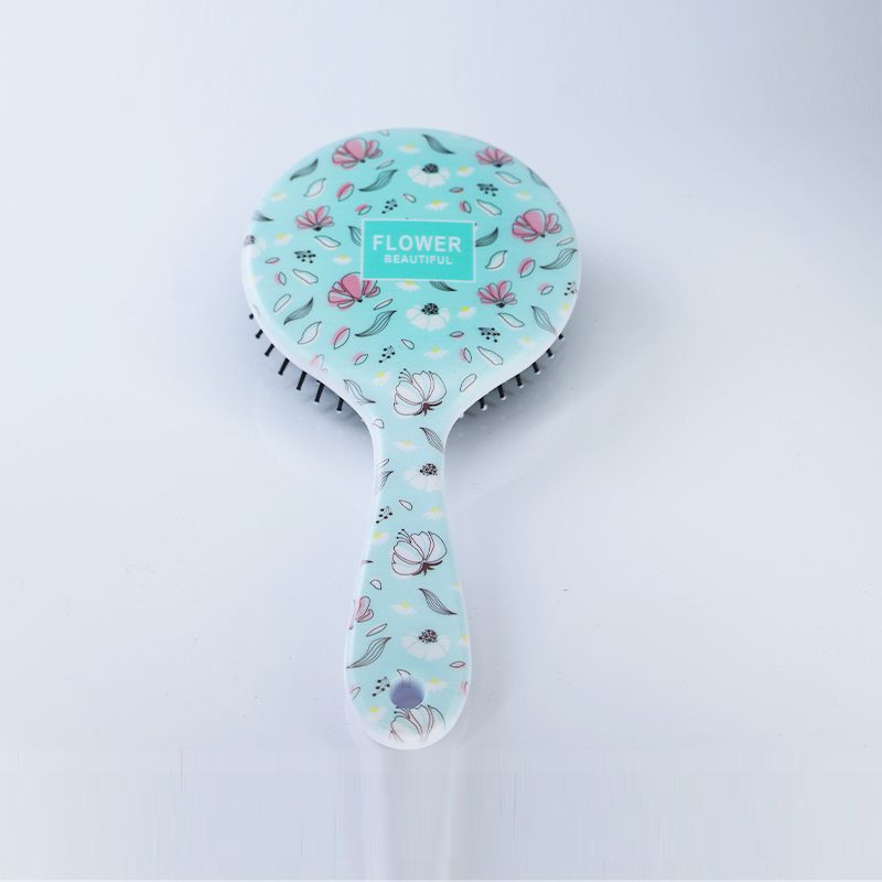 Round Flower Beautiful Comb: Gentle Detangling, Stylish Design - Shop N Save