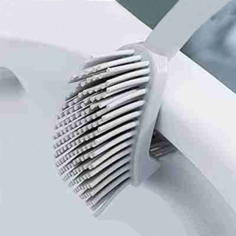 Kalsariya Toilet Brush: New Shape, Grey, Durable Cleaning - Shop N Save
