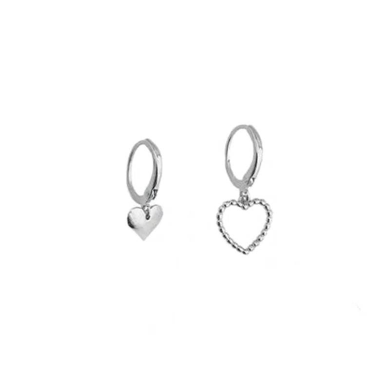 Heart Geometric Hoop Earrings: Chic Women's Fashion Jewelry - Shop N Save