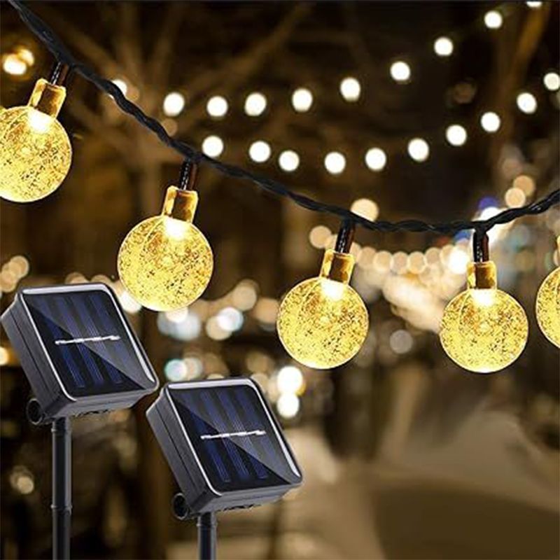 Solar-Powered Mini Lantern String Lights: Waterproof, LED, Home Decor - Shop N Save