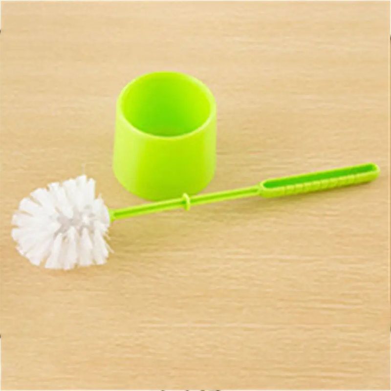 Toilet Brush Set: Long Handle, Standing, WC Accessories, Base - Shop N Save